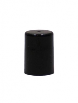 Kunststoffverschluss schwarz zu 10ml Roll-On-Flasche, Mündung 16mm